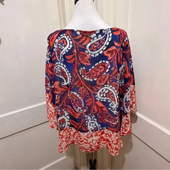 Ruby Rd. Multicolor Abstract Top - Picture 11 of 12